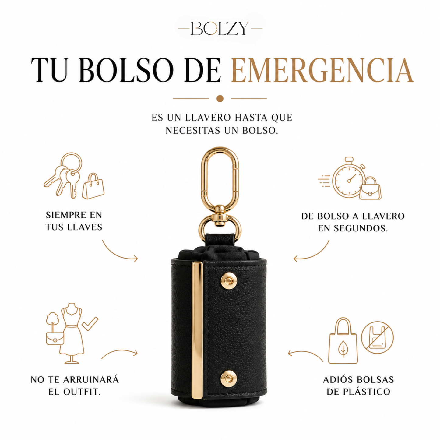 BOLZY | DE LLAVERO A BOLSO