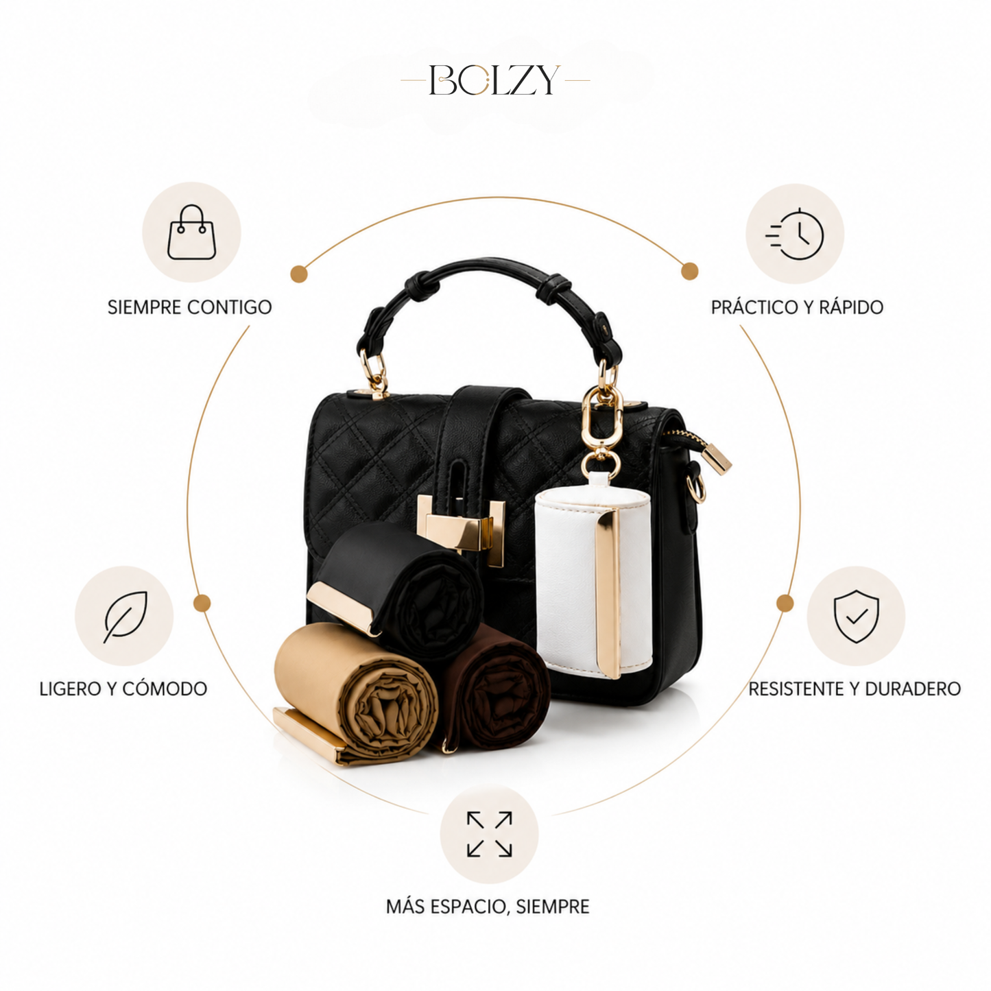 BOLZY | DE LLAVERO A BOLSO