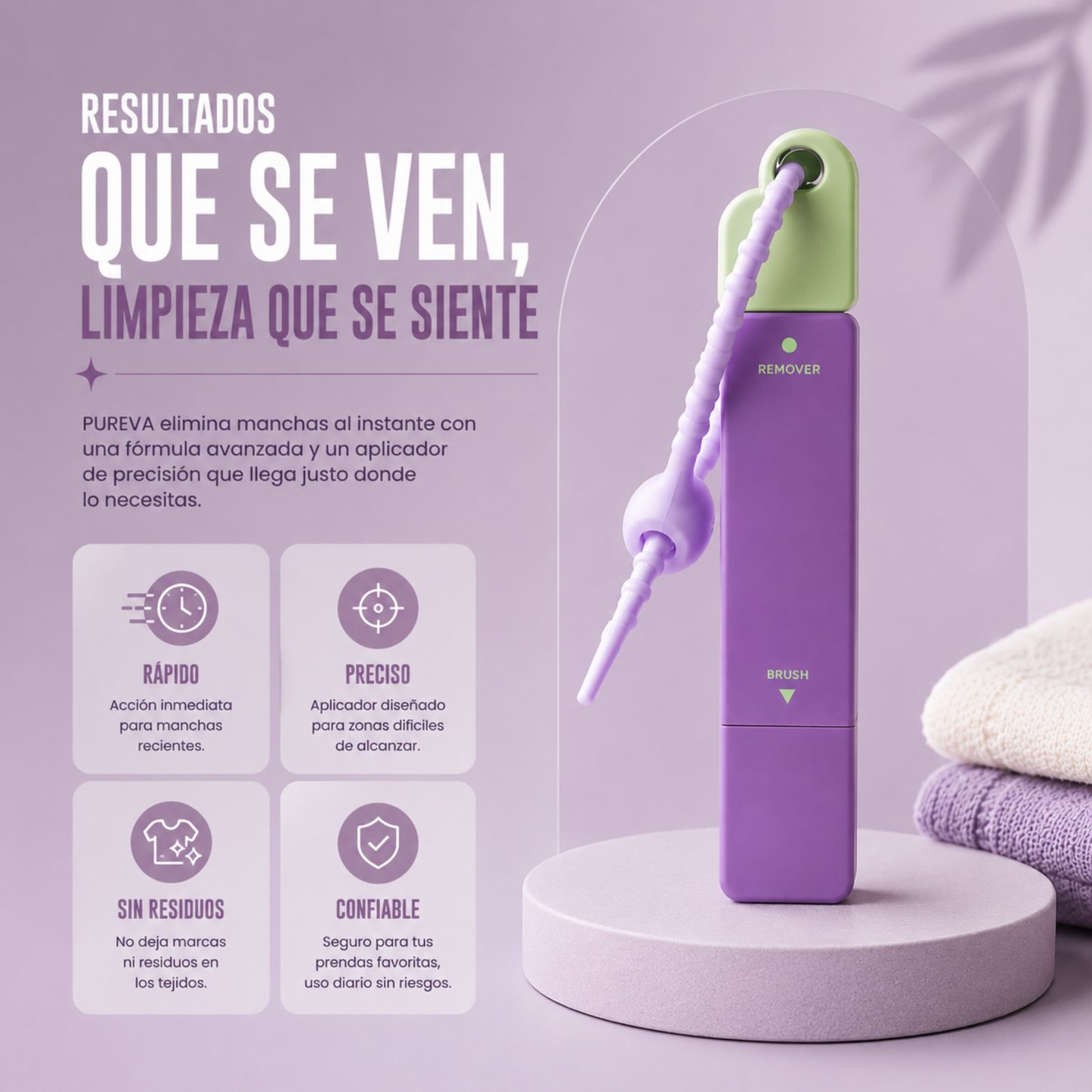 Pureva | Tu aliado contra manchas